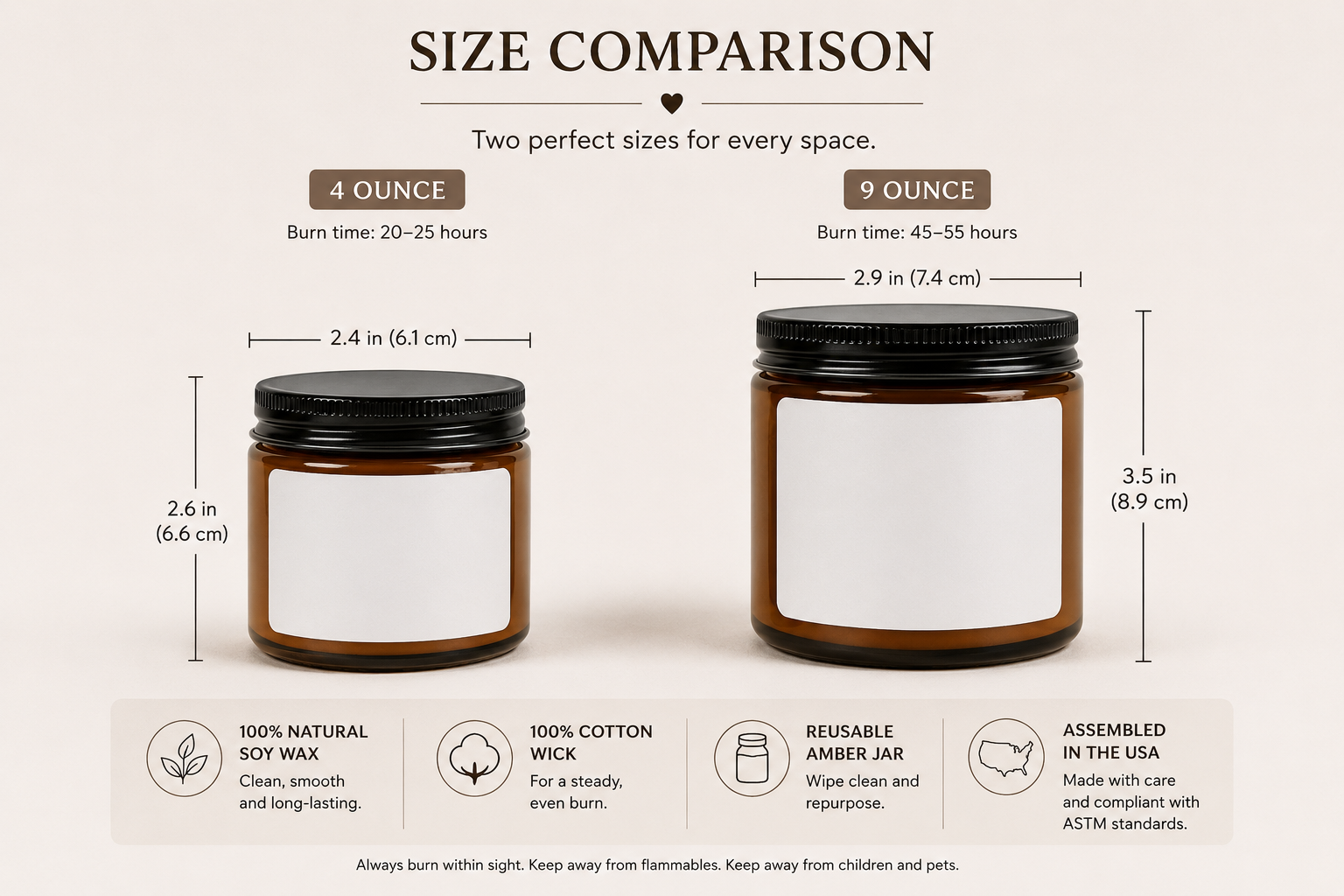 Mom Fuel Scented Soy Candle — "Mom Fuel: Caffeine, Chaos, and Cuss Words" (4oz & 9oz)